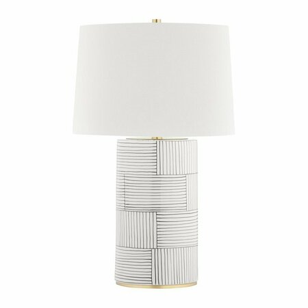HUDSON VALLEY 1 Light Table Lamp L1376-AGB/ST
